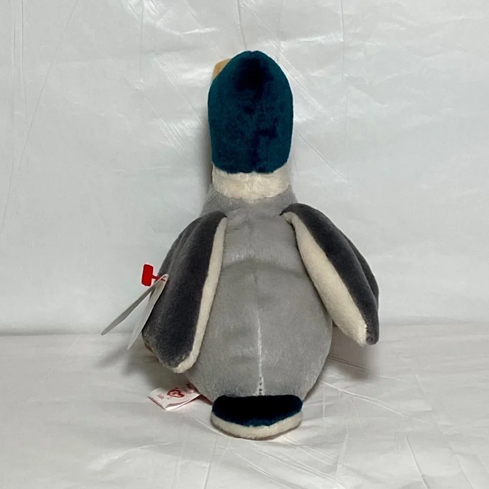 Ty Beanie Baby Original Jake Retired PE Pellets W/Rare Tag Errors Red Stamp #402
